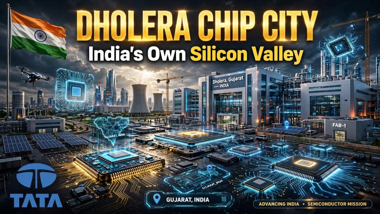 Dholera Chip City Gujarat Tata Plant