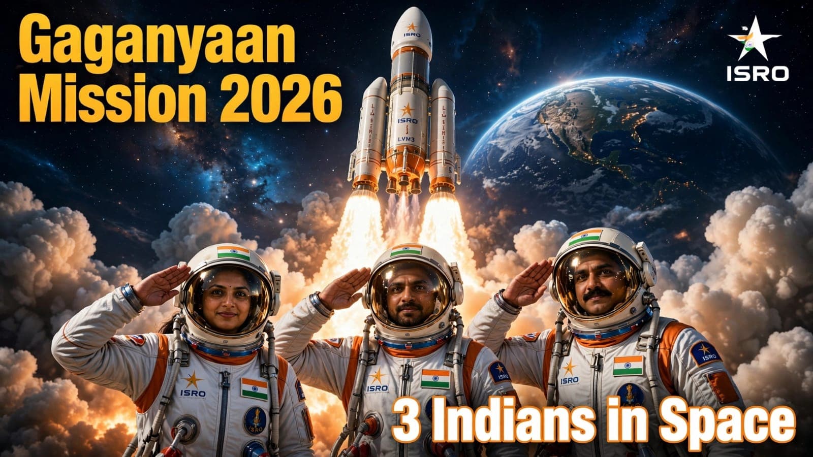 Gaganyaan Mission 2026 ISRO Astronauts