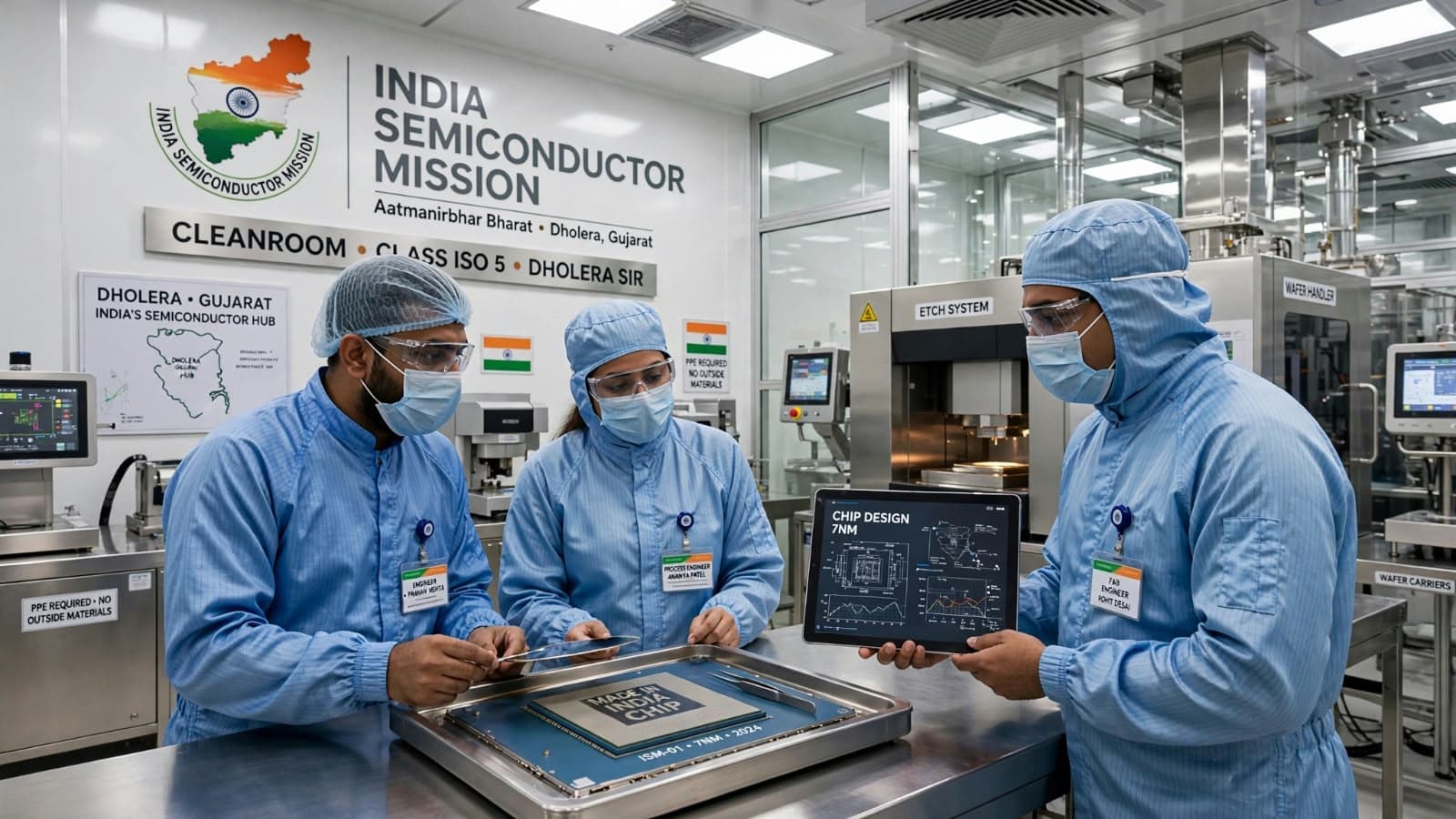 India Semiconductor Mission Dholera Chip
