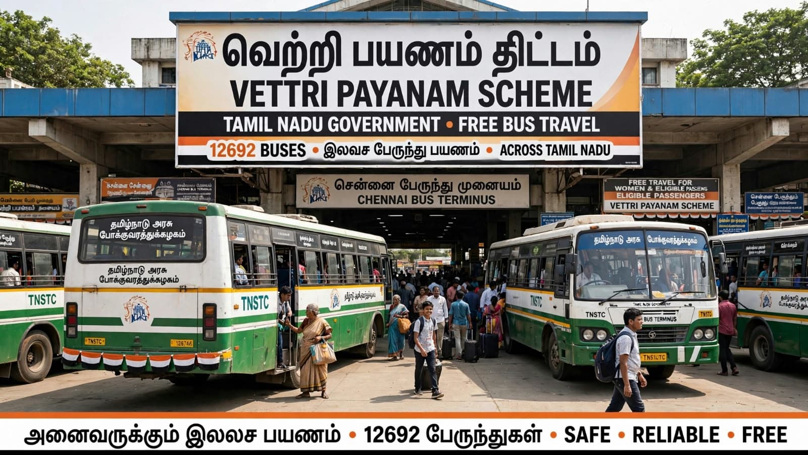 Vettri Payanam Scheme Free Bus TN
