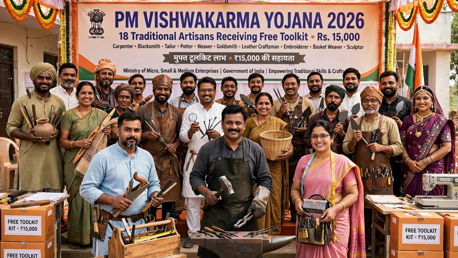 PM Vishwakarma Yojana Artisans Toolkit